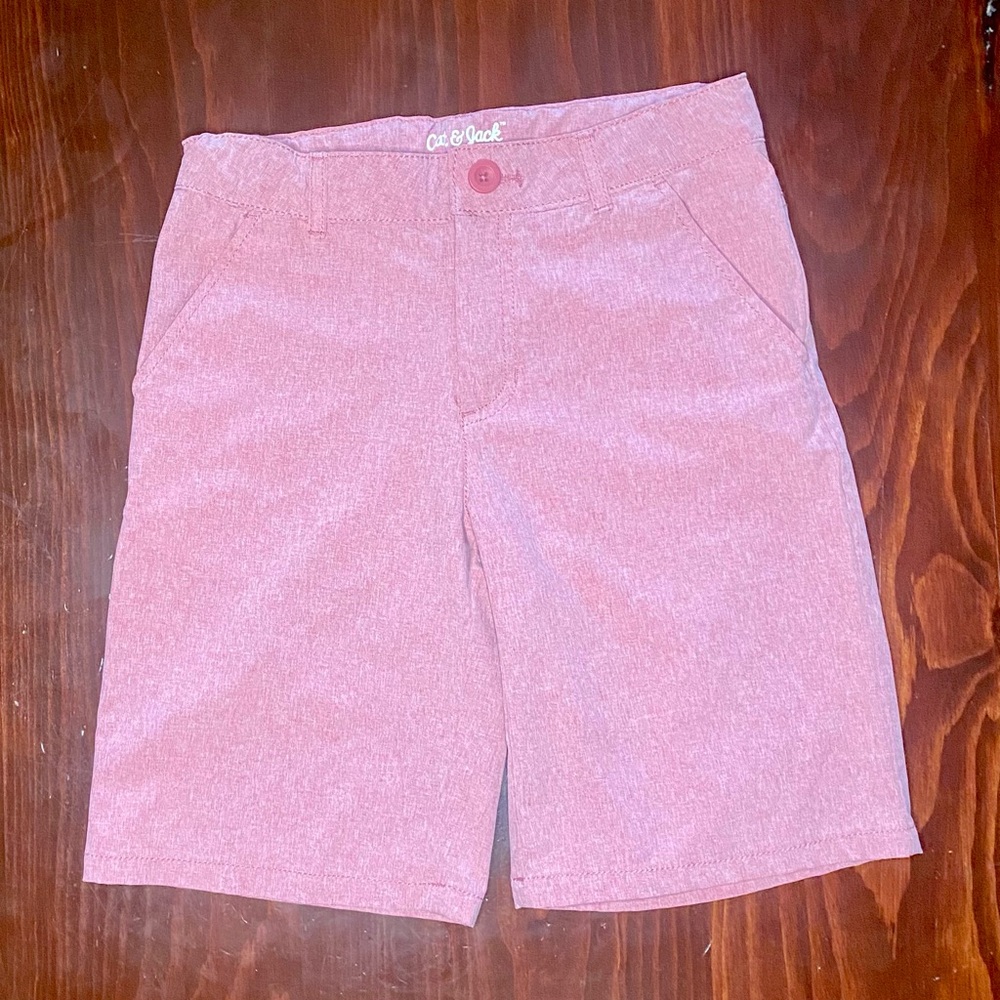 Cat & Jack Boys Shorts Size 12 With adjustable waist Salmon